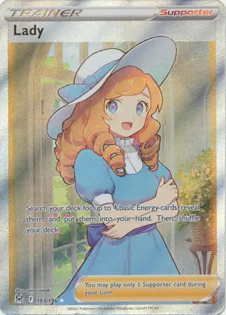 PokeDATA - Check current Pokemon card values for Lady 193!